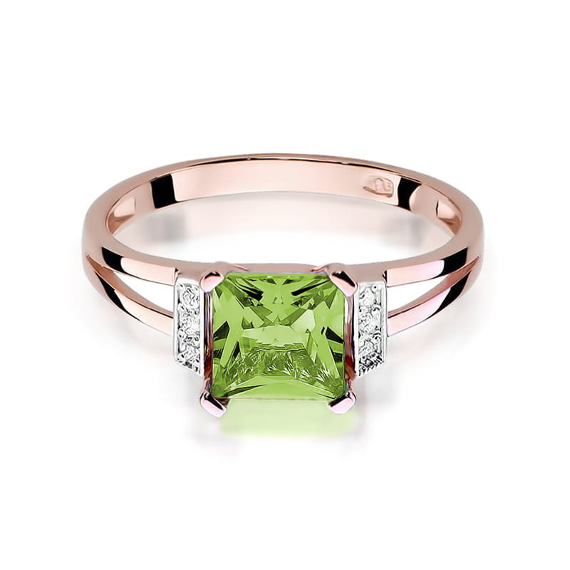 "Pierścionek W103 Oliwin 1,10ct różowe złoto - elegancja i styl o
