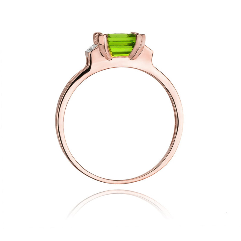 "Pierścionek W103 Oliwin 1,10ct różowe złoto - elegancja i styl o