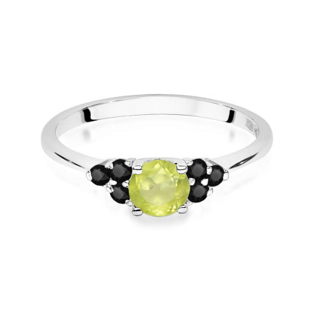 "Pierścionek W451 Oliwin 0,60ct białe złoto - elegancki dodatek od