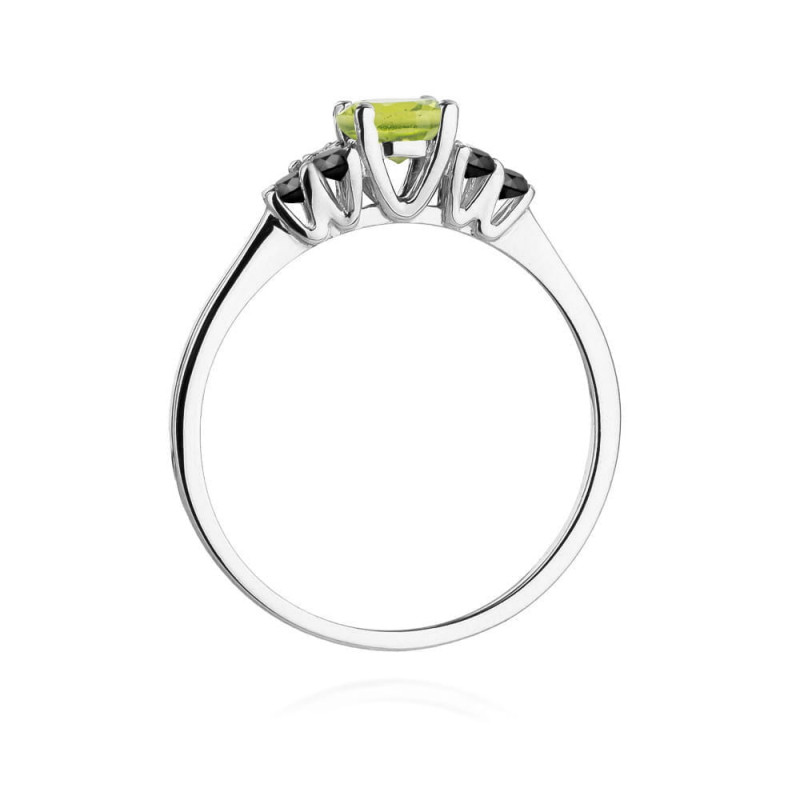 "Pierścionek W451 Oliwin 0,60ct białe złoto - elegancki dodatek od
