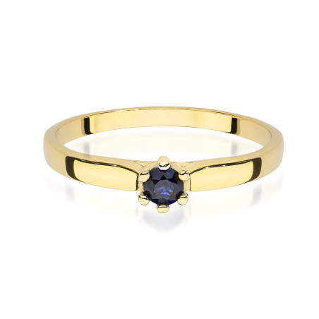 Pierścionek W222 Szafir 0,15ct żółte złoto - Daimana.pl: Luksuso
