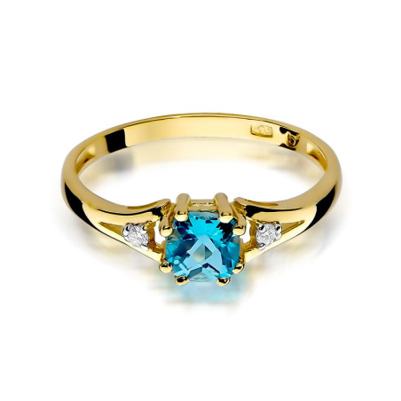 "Pierścionek W044 Topaz 0,70ct - Piękny i wyjątkowy pierścionek z
