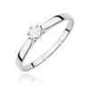 Pierścionek W0222 Diament Laboratoryjny 0,20ct białe złoto