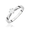 Pierścionek W0229 Diament Laboratoryjny 0,30ct białe złoto