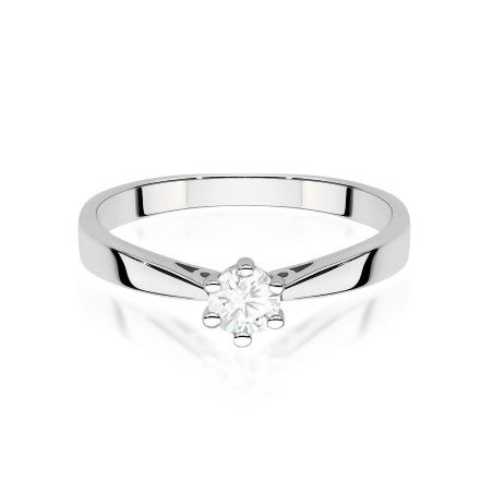 Pierścionek W0229 Diament Laboratoryjny 0,30ct białe złoto