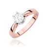 Pierścionek W0234 Diament Laboratoryjny 1,00ct różowe złoto