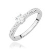 Pierścionek W0288 Diament Laboratoryjny 0,20ct białe złoto