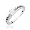 Pierścionek W0355 Diament Laboratoryjny 0,30ct białe złoto