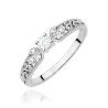 Pierścionek W0411 Diament Laboratoryjny 0,10ct białe złoto