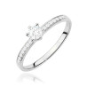 Pierścionek W0459 Diament Laboratoryjny 0,25ct białe złoto
