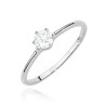 Pierścionek W0499 Diament Laboratoryjny 0,25ct białe złoto