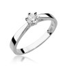 Pierścionek W229B Diament 0,20ct białe złoto