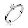 Pierścionek W256 Diament 0,20ct białe złoto