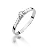Pierścionek W311 Diament 0,10ct białe złoto