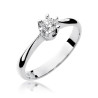 Pierścionek W036 Diament 0,23ct białe złoto