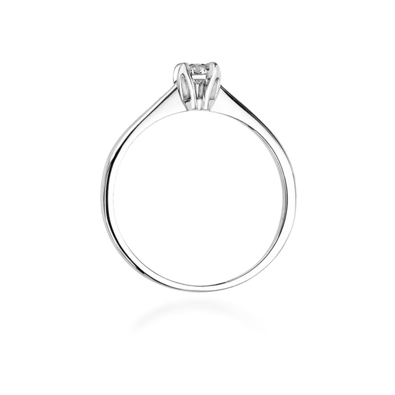 Pierścionek W047 Diament 0,30ct białe złoto