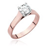Pierścionek W526 Diament 1,00ct różowe złoto