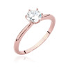 Pierścionek W553 Diament 0,70ct różowe złoto