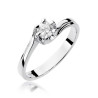 Pierścionek W163 Diament 0,30ct białe złoto