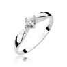 Pierścionek W171 Diament 0,12ct białe złoto