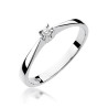 Pierścionek W175 Diament 0,03ct białe złoto