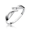 Pierścionek W191 Diament 0,04ct białe złoto