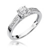 Pierścionek W198 Diament 0,30ct białe złoto