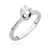 Pierścionek W220B Diament 0,40ct białe złoto