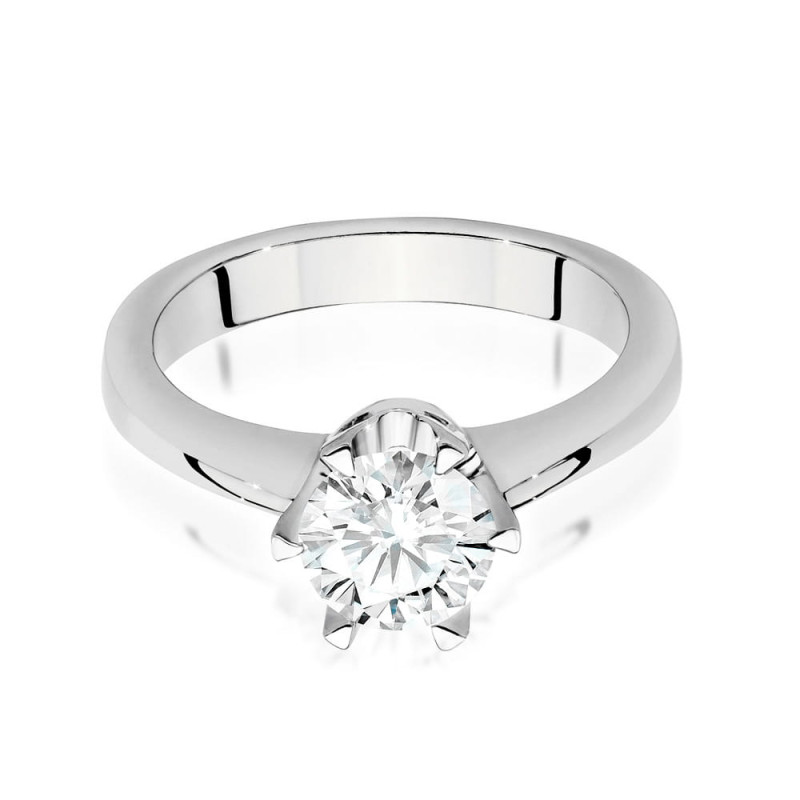 Pierścionek W220B Diament 1,00ct białe złoto
