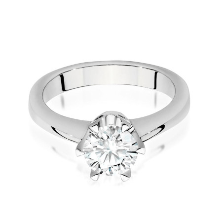 Pierścionek W220B Diament 1,00ct białe złoto